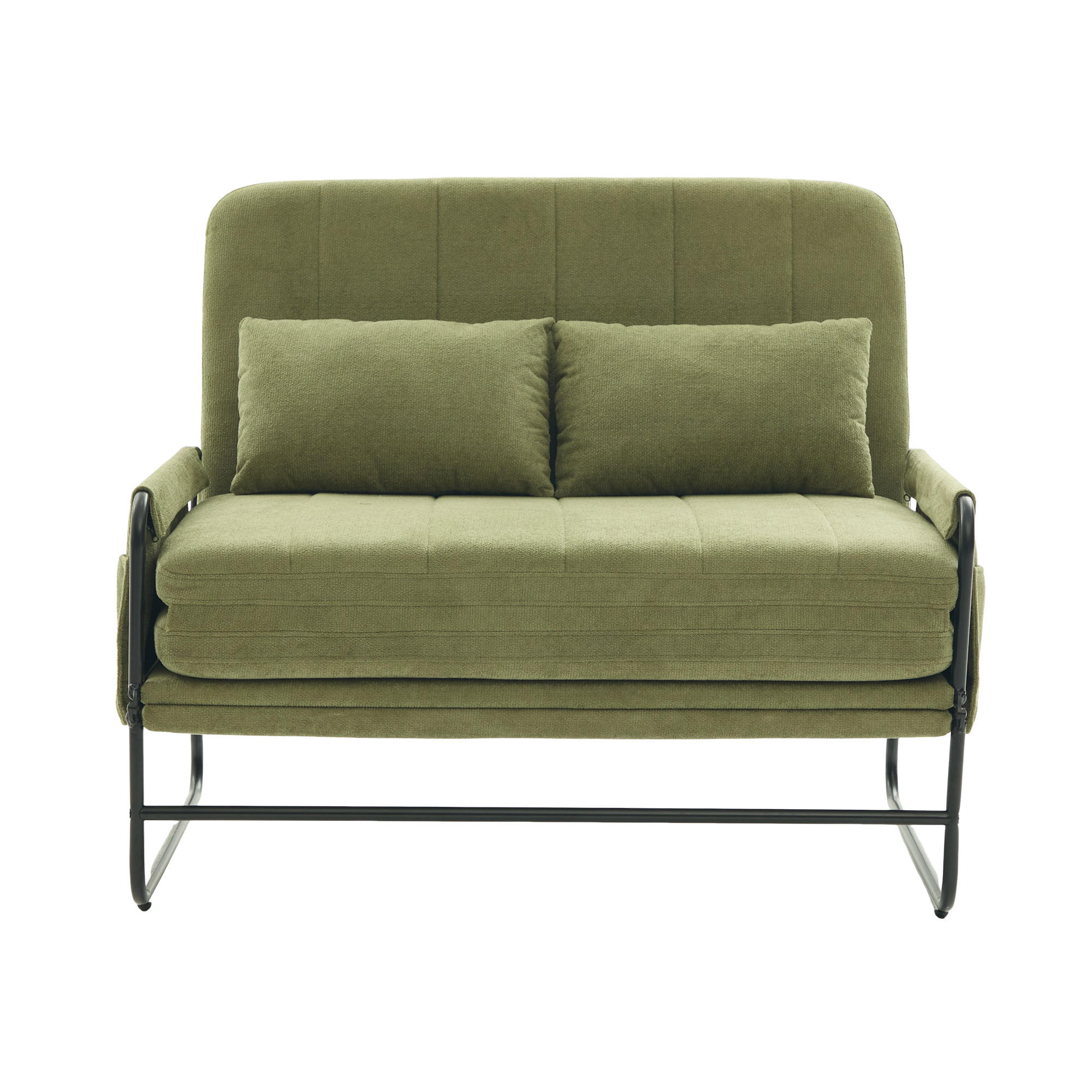 ComfortXL Schlafsofa Olivgrün 104x92x85 cm