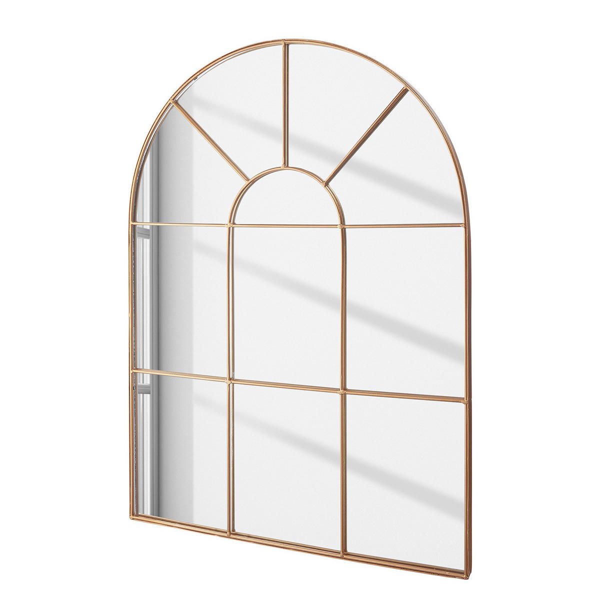 FENSTERSPIEGEL Finestra - Goldfarben, Glas (50/70/2cm) - Butlers