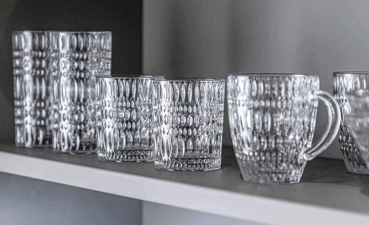 BECHER Ethno transparent 304 ml 8er Set - Transparent, Glas (0.304L) - Nachtmann