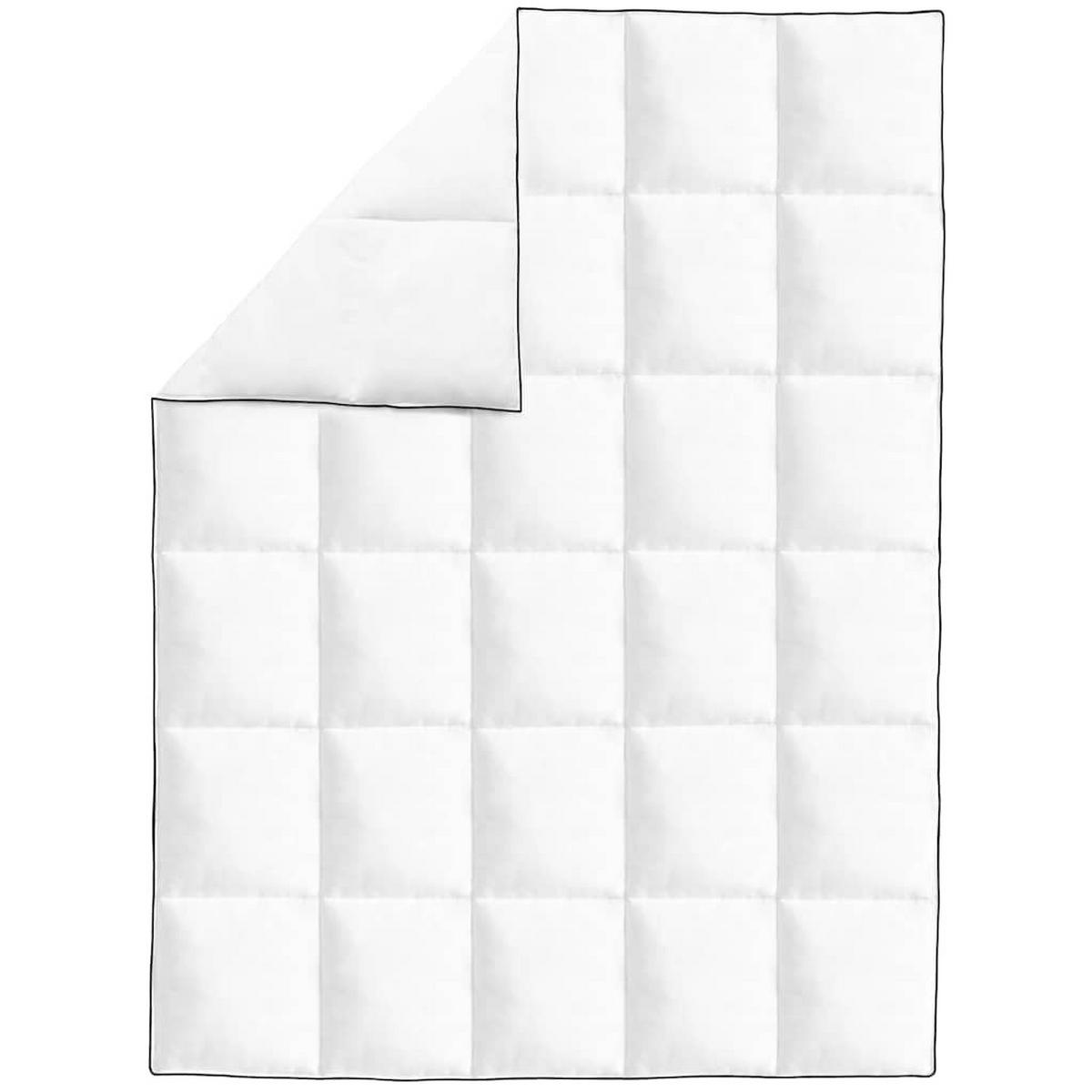 WINTER-DAUNENDECKE 2Er Set 135/200 Cm - Weiß, Textil (135/200cm) - vidaXL