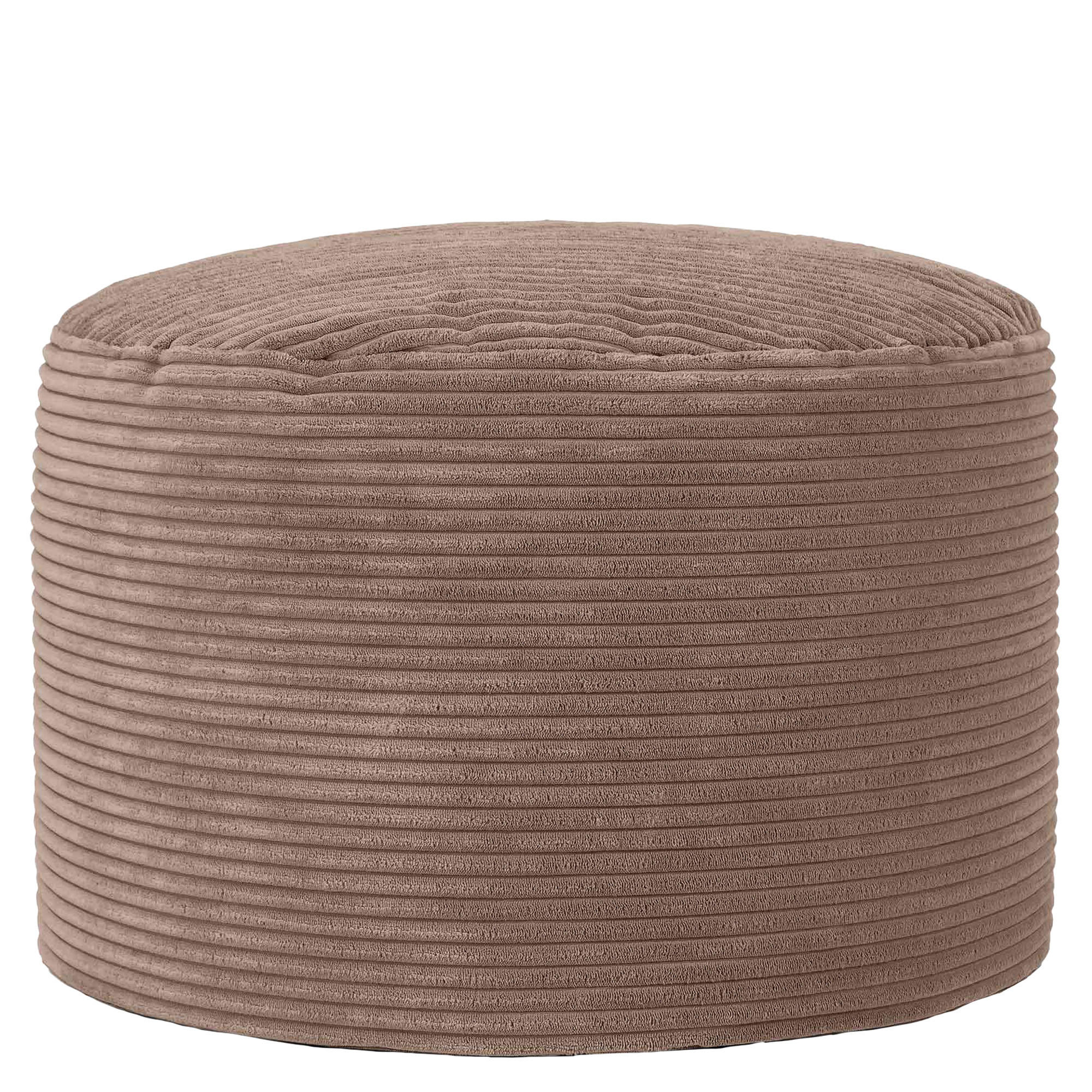 SITZPOUF Rund Milano - Mokka, Textil (55/35/55cm) - icon