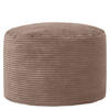 SITZPOUF Rund Milano - Mokka, Textil (55/35/55cm) - icon