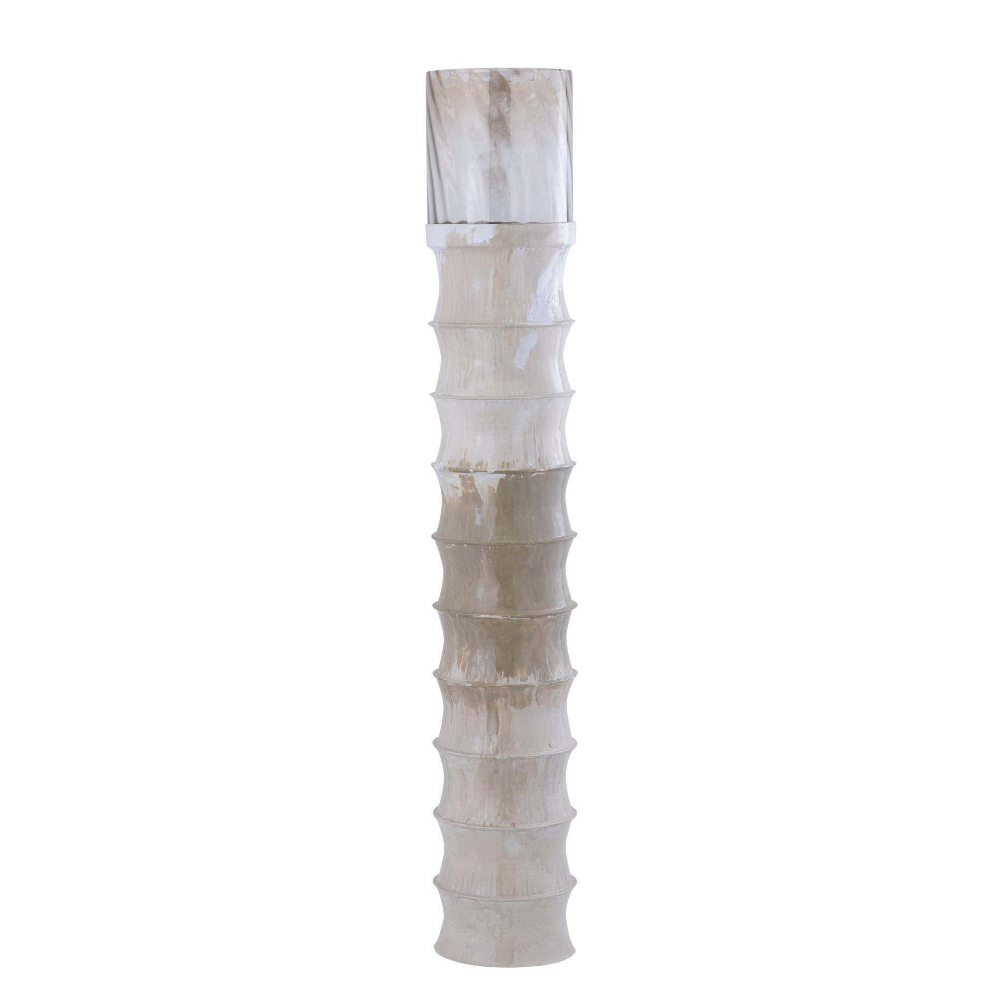 Ptmd Collection Windlicht Beige 26x156x26 cm