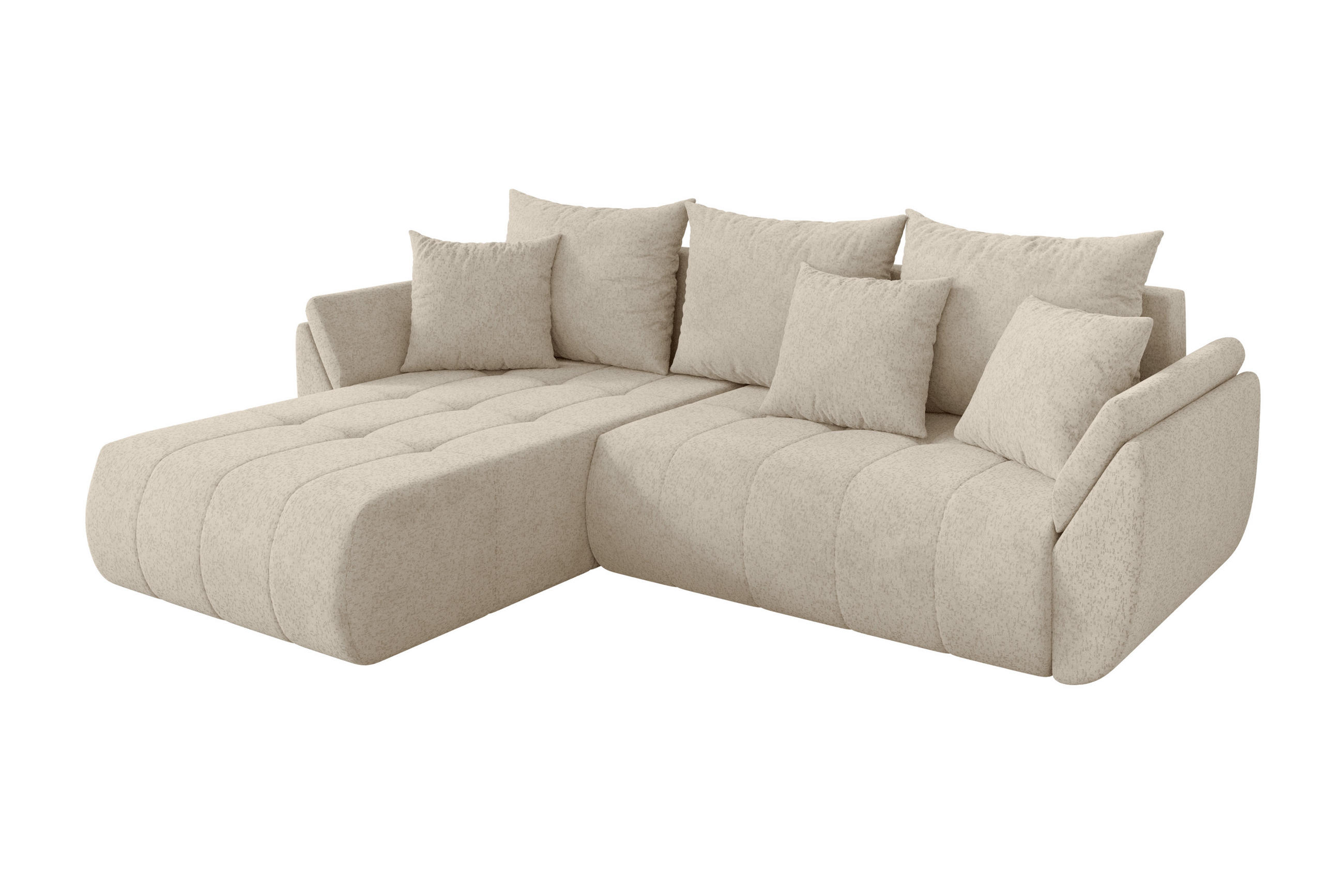 Altdecor Ecksofa Creme 277x194 cm