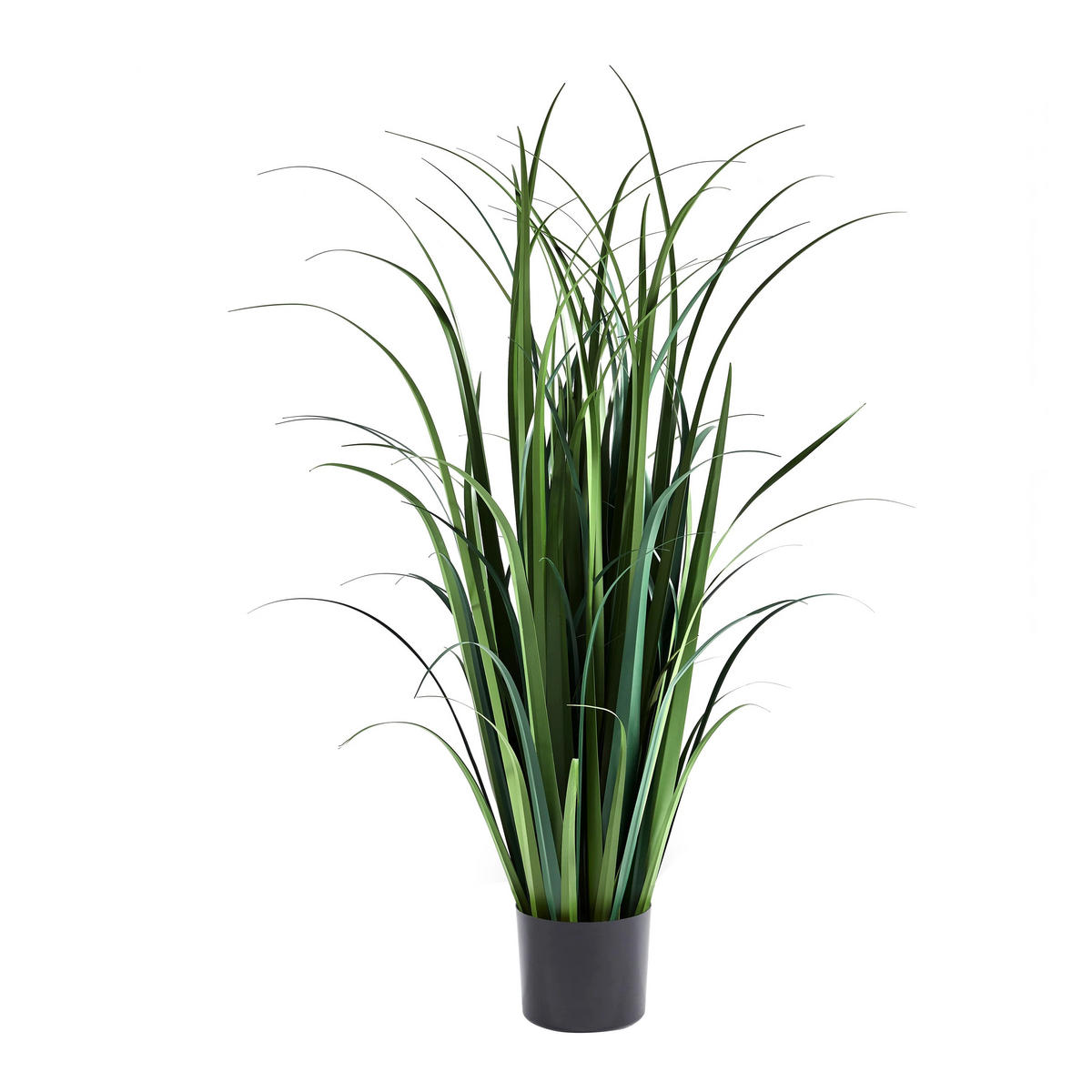 KUNSTPFLANZE Künstliches Gras – Alaric 120 cm - Grün, Kunststoff (120cm) - aplanta