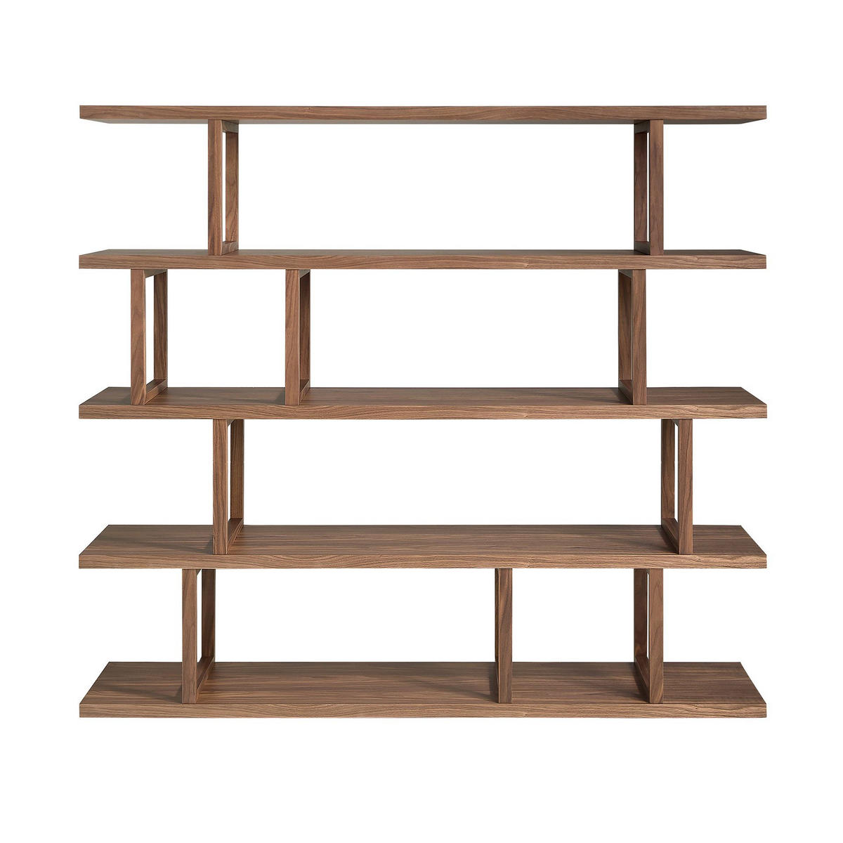 REGAL Rechteckiges aus Nussbaumholz 200/39/179 cm - Walnussfarben, Holz/Holzwerkstoff (200/179/39cm) - ANGEL CERDA