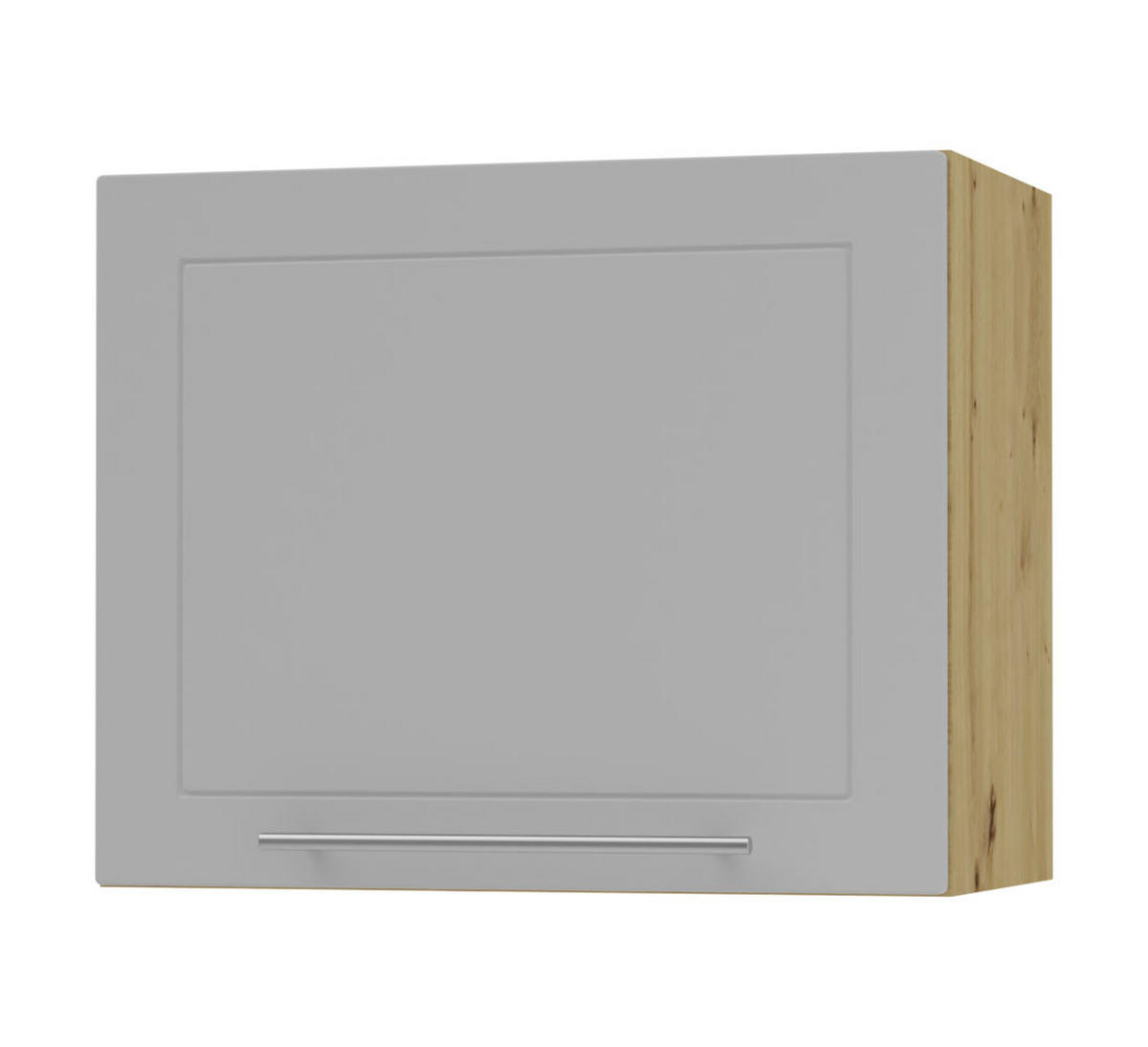 KLAPPHÄNGESCHRANK Kvantum W8/60 Dust Grey Matt / Eiche Artisan Matt 60 / 32,5 / 50cm - Eiche Artisan/Grau, Holz/Holzwerkstoff (60/50/32.5cm) - Feldmann-Wohnen