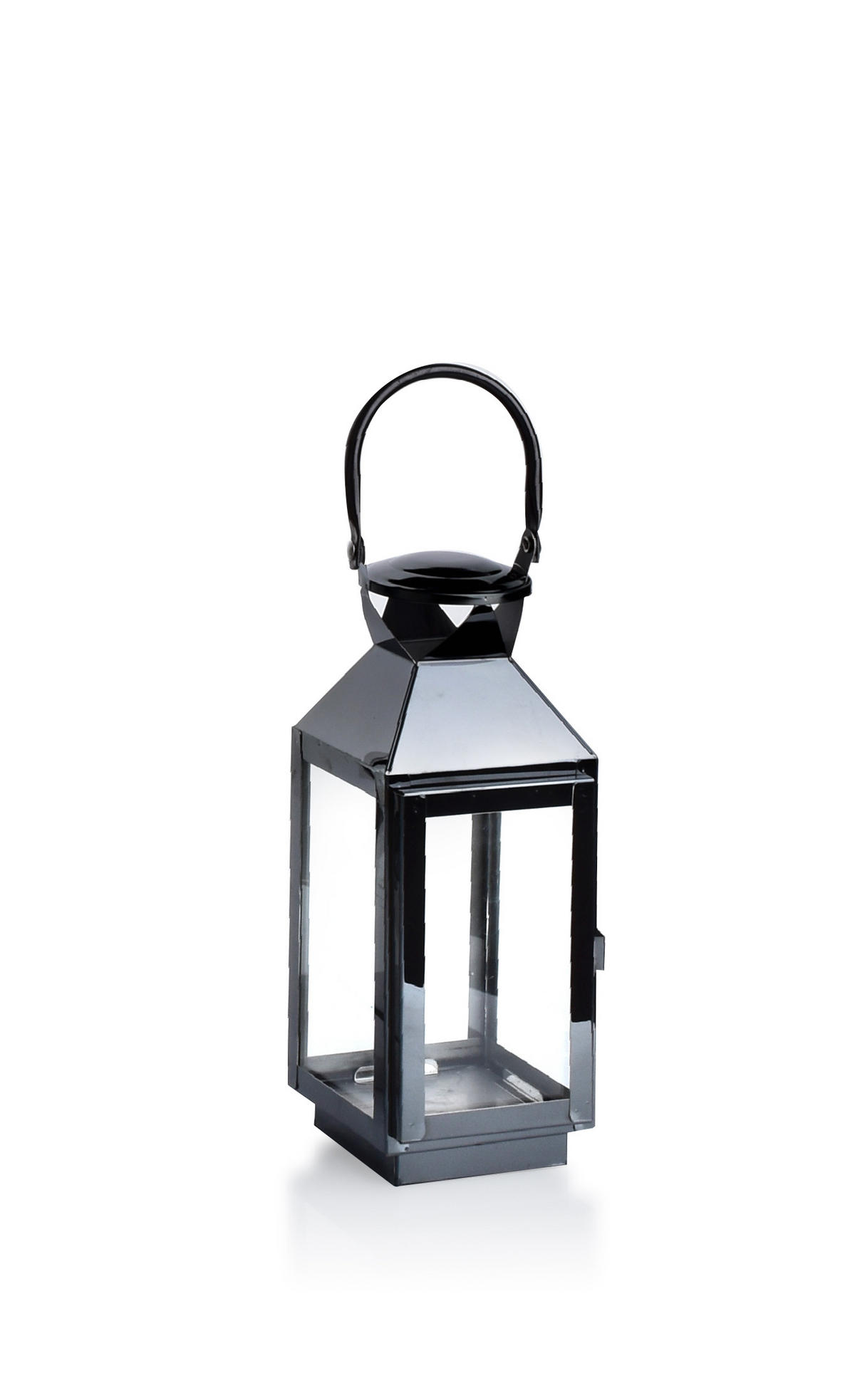 LATERNE Lorenzo Schwarz 11/10/27 cm Metall - Schwarz, Metall (10/27/11cm) - Mondex