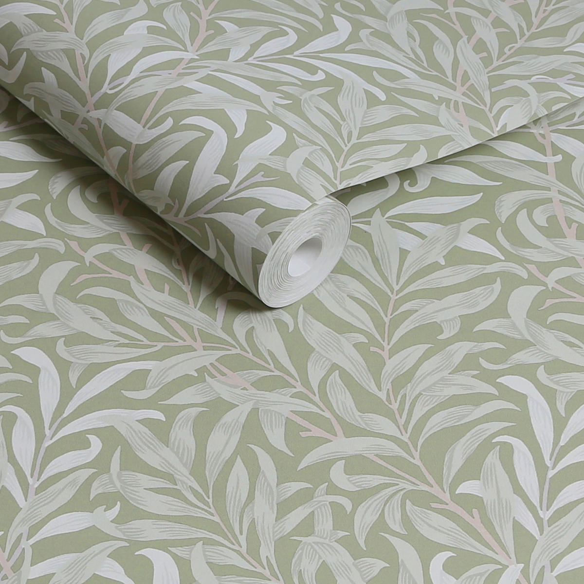 VLIESTAPETE Willow Bough Sage - Grün, Papier/Kunststoff (52/1000cm) - Graham & Brown