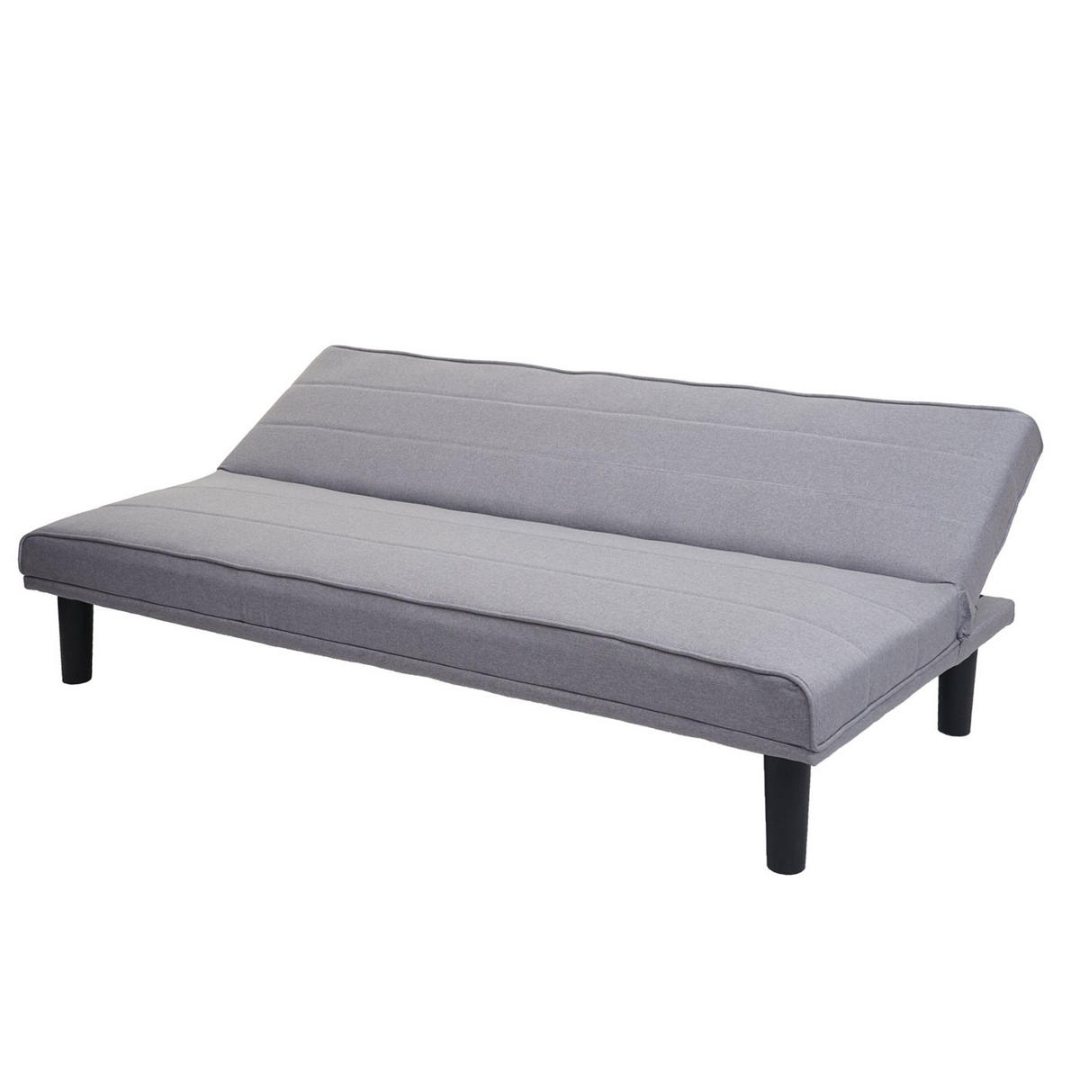SCHLAFSOFA Grau - Grau, Textil (165/72/78cm) - MCW