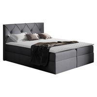 BOXBETT Crystal - Graphitfarben, Holz (120/200cm) - MIRJAN24