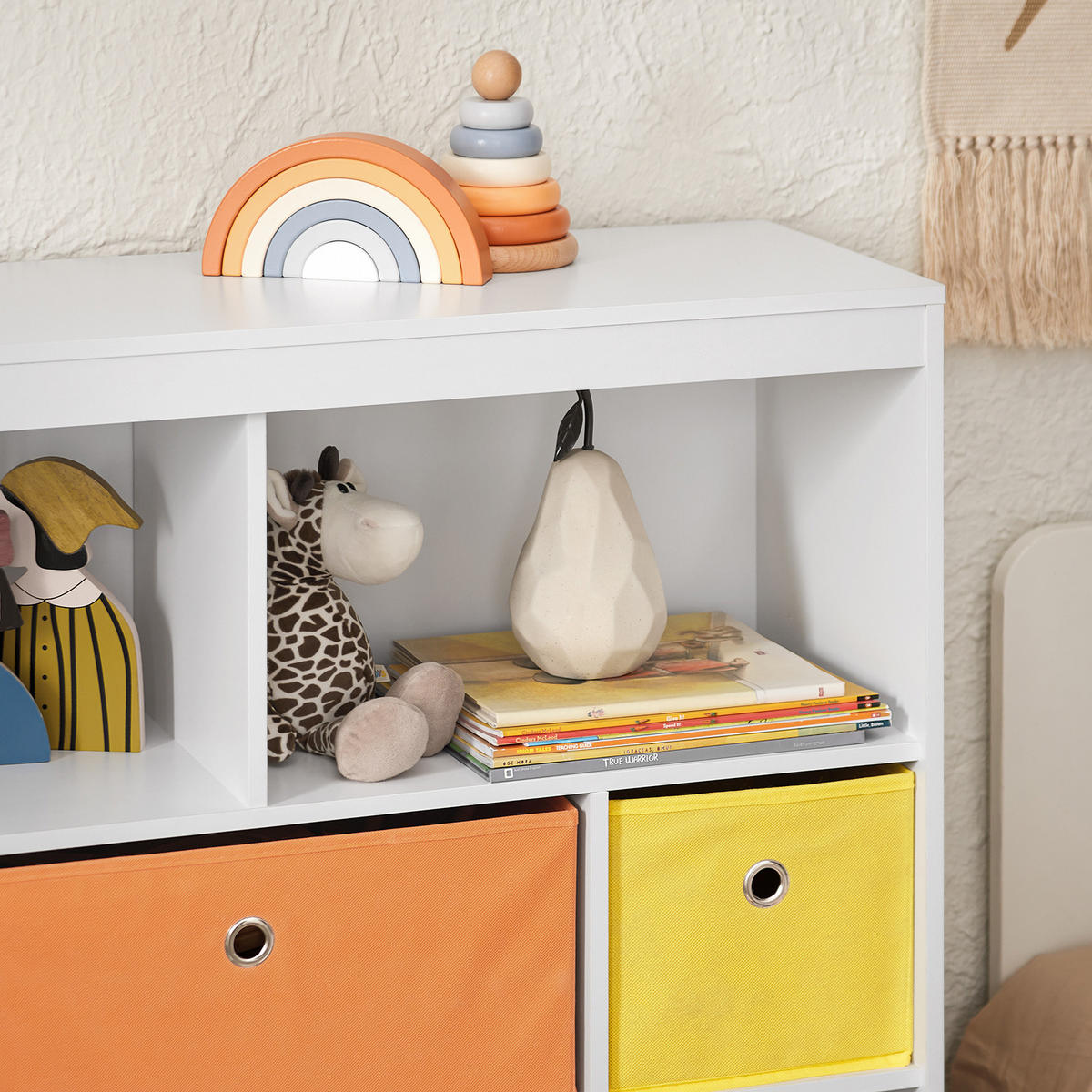 KINDERREGAL Weiß - Weiß, Holzwerkstoff (92/93/40cm) - SoBuy