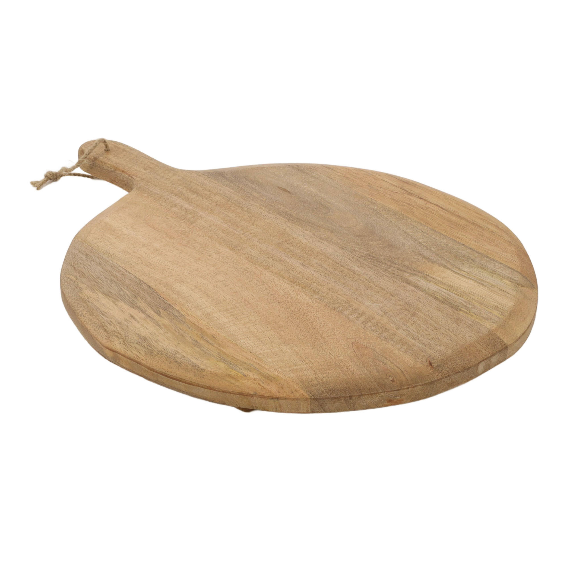SERVIERBRETT aus Mangoholz rund Braun 60/47/4 cm - Braun, Holz (47/4/60cm) - Excellent Houseware