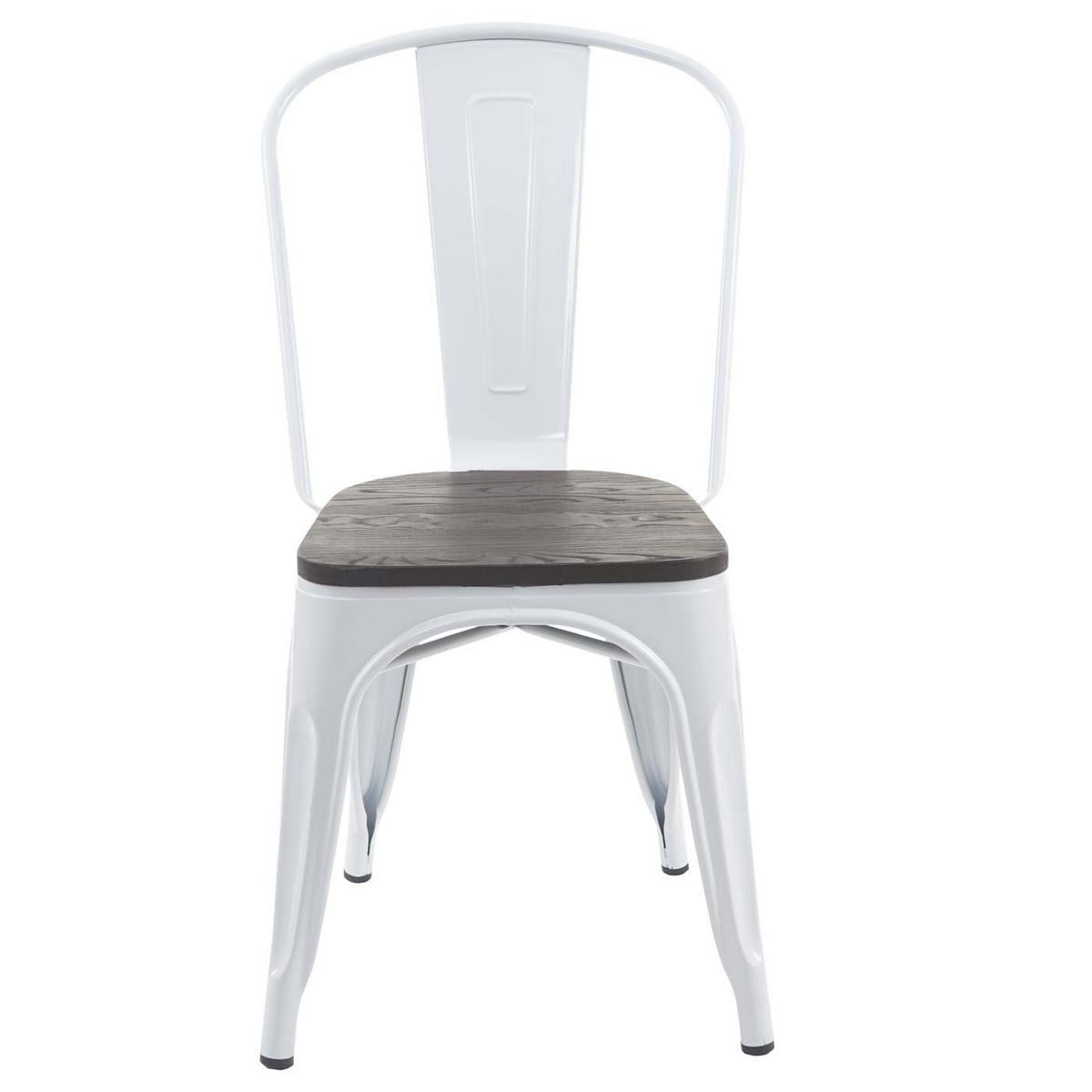 STUHL INKL. HOLZ-SITZFLäCHE Weiß - Weiß, Holz (45/85/52cm) - MCW