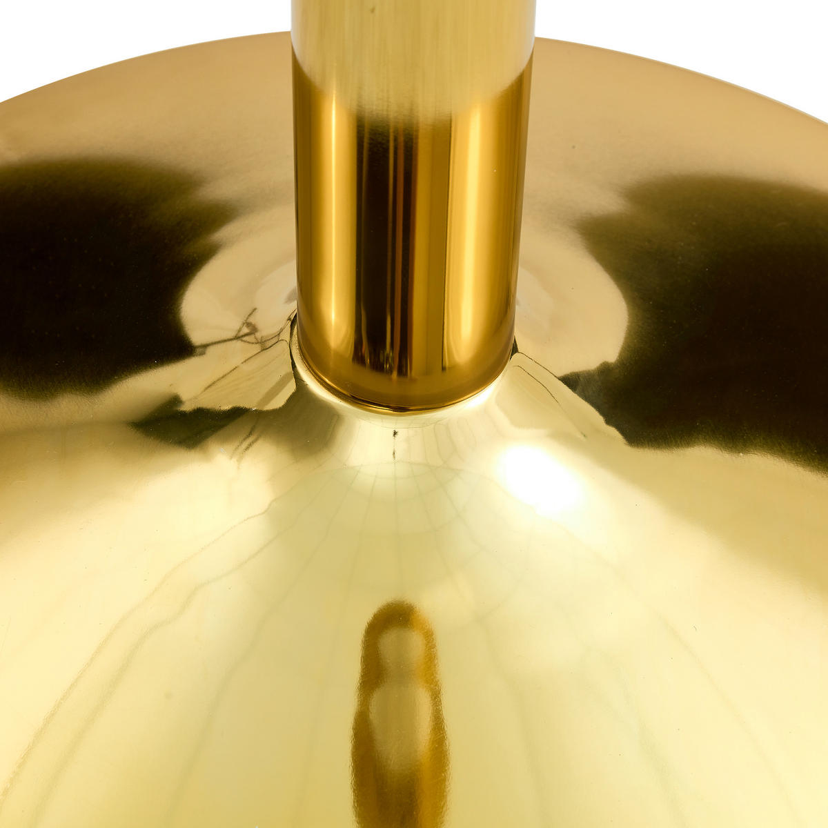 BARTISCH Rund 89 cm mit Glasplatte DE-40046 Gold - Goldfarben, Metall (89/89/92cm) - ComfortXL