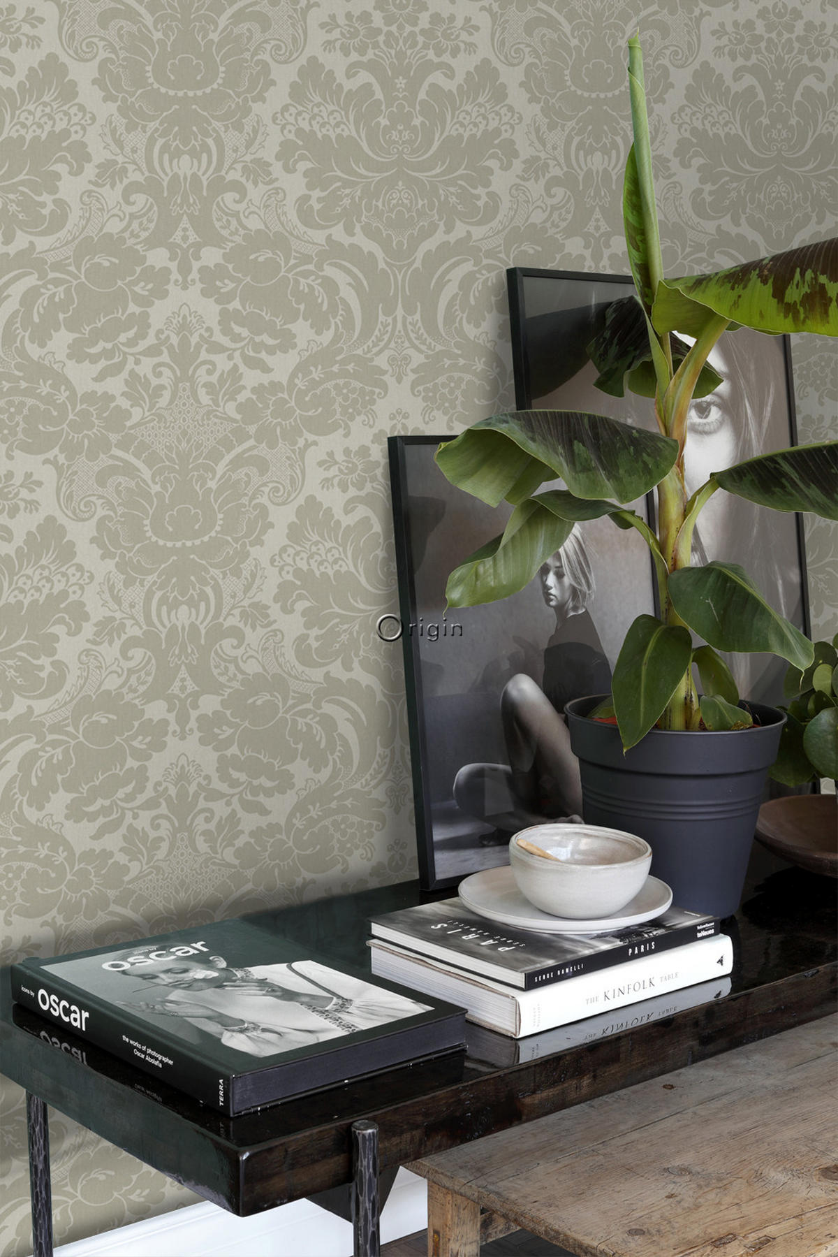 TAPETE Ornamente 53 cm x 10.05 m - Braun, Papier (53/1000cm) - Origin Wallcoverings