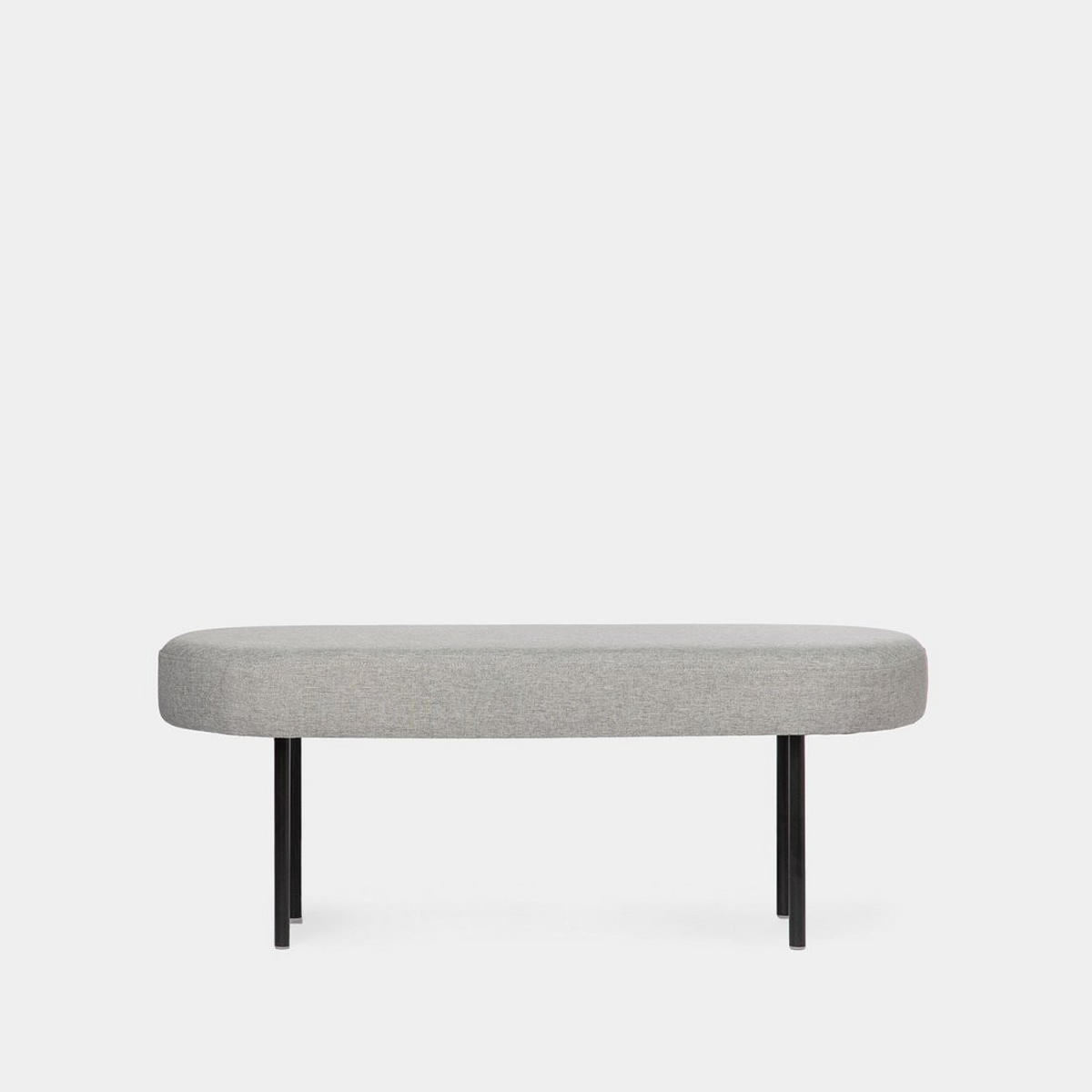 BETTENDE Mena Grau 97 cm x 38 cm - Grau, Textil (97/38/35cm) - Klast Home