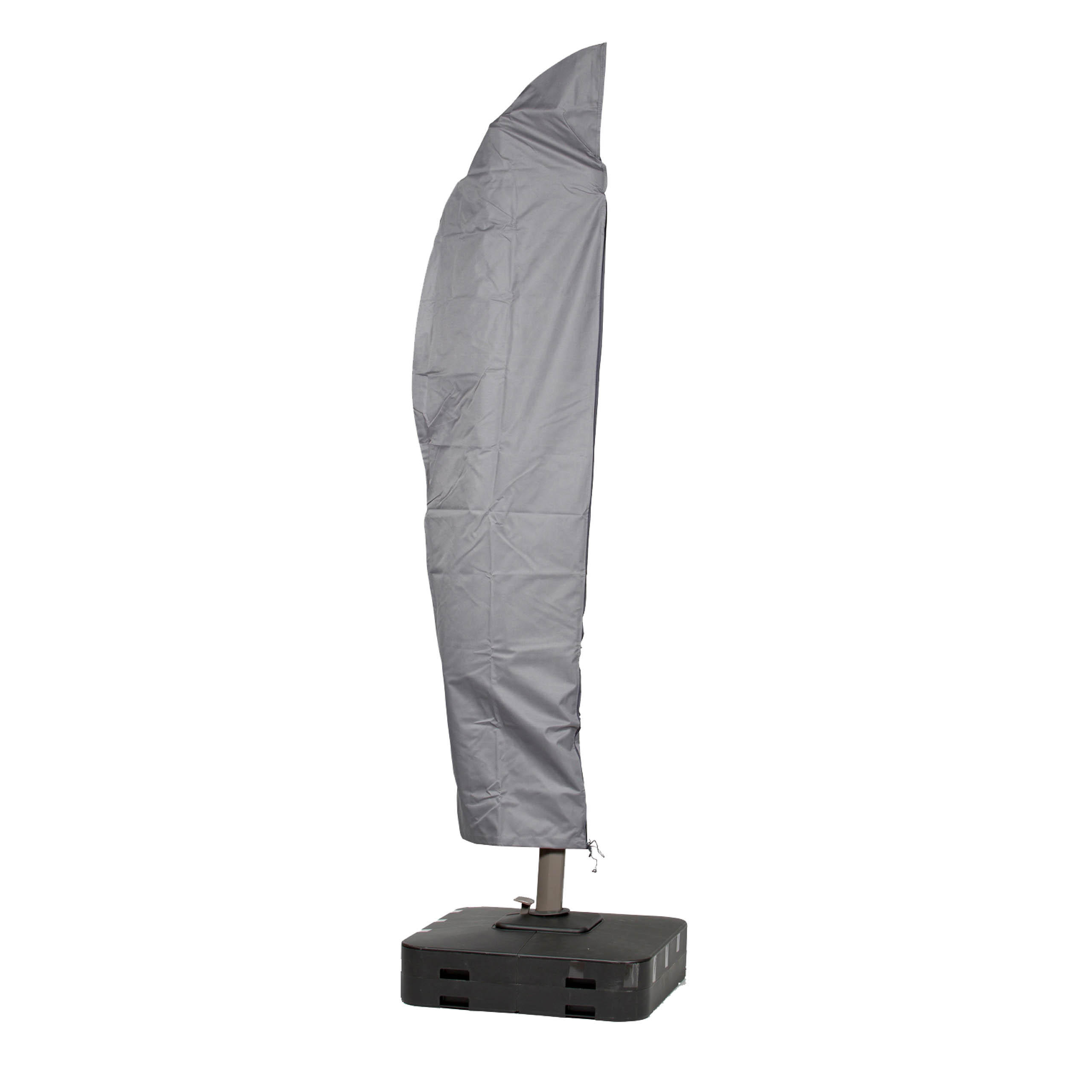 SCHUTZHÜLLE für Ampelschirm Gestell gebogen SHP-20164 - Grau, Kunststoff (95/280/1cm) - mehr Garten