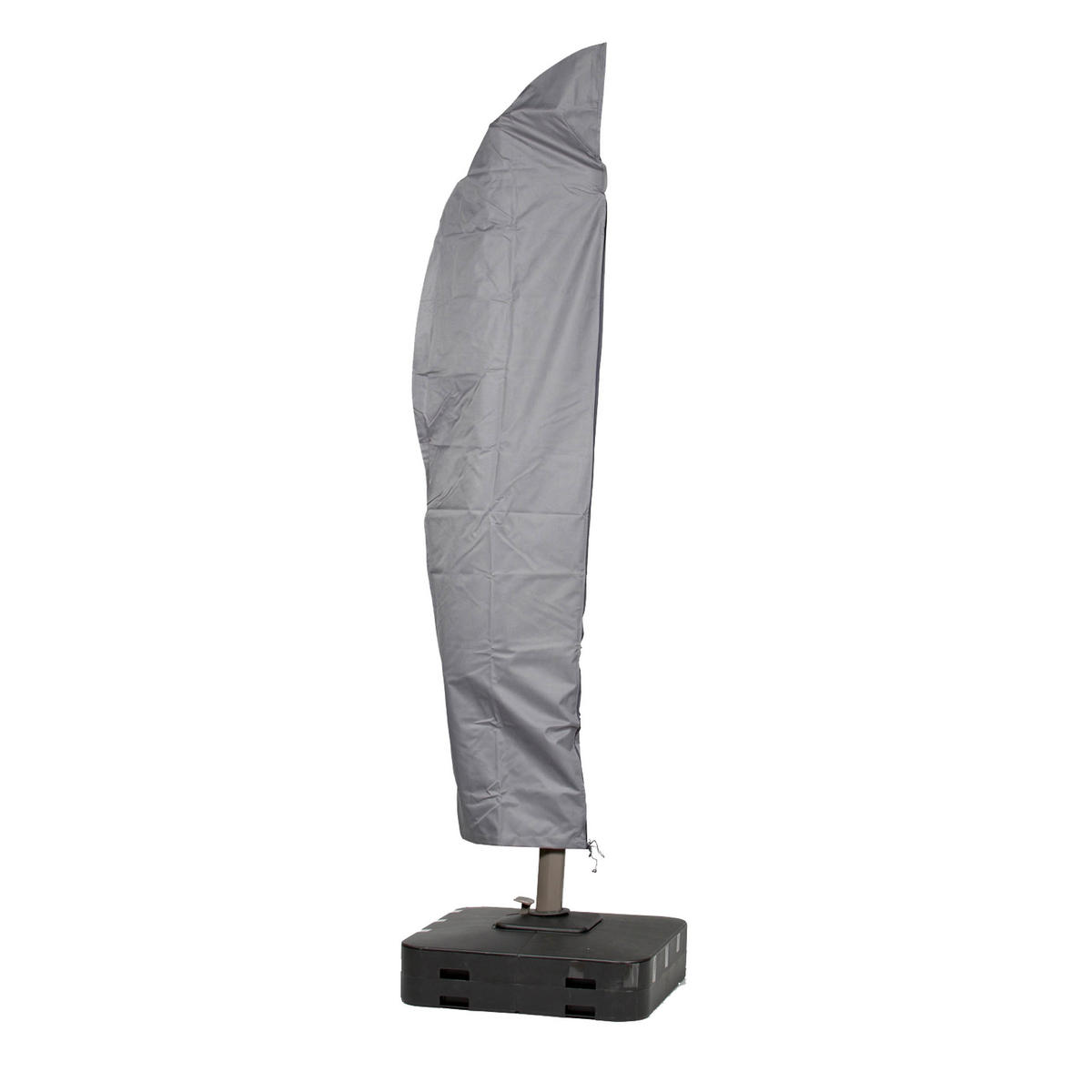 SCHUTZHÜLLE für Ampelschirm Gestell gebogen SHP-20085 - Grau, Kunststoff (84/270/1cm) - mehr Garten