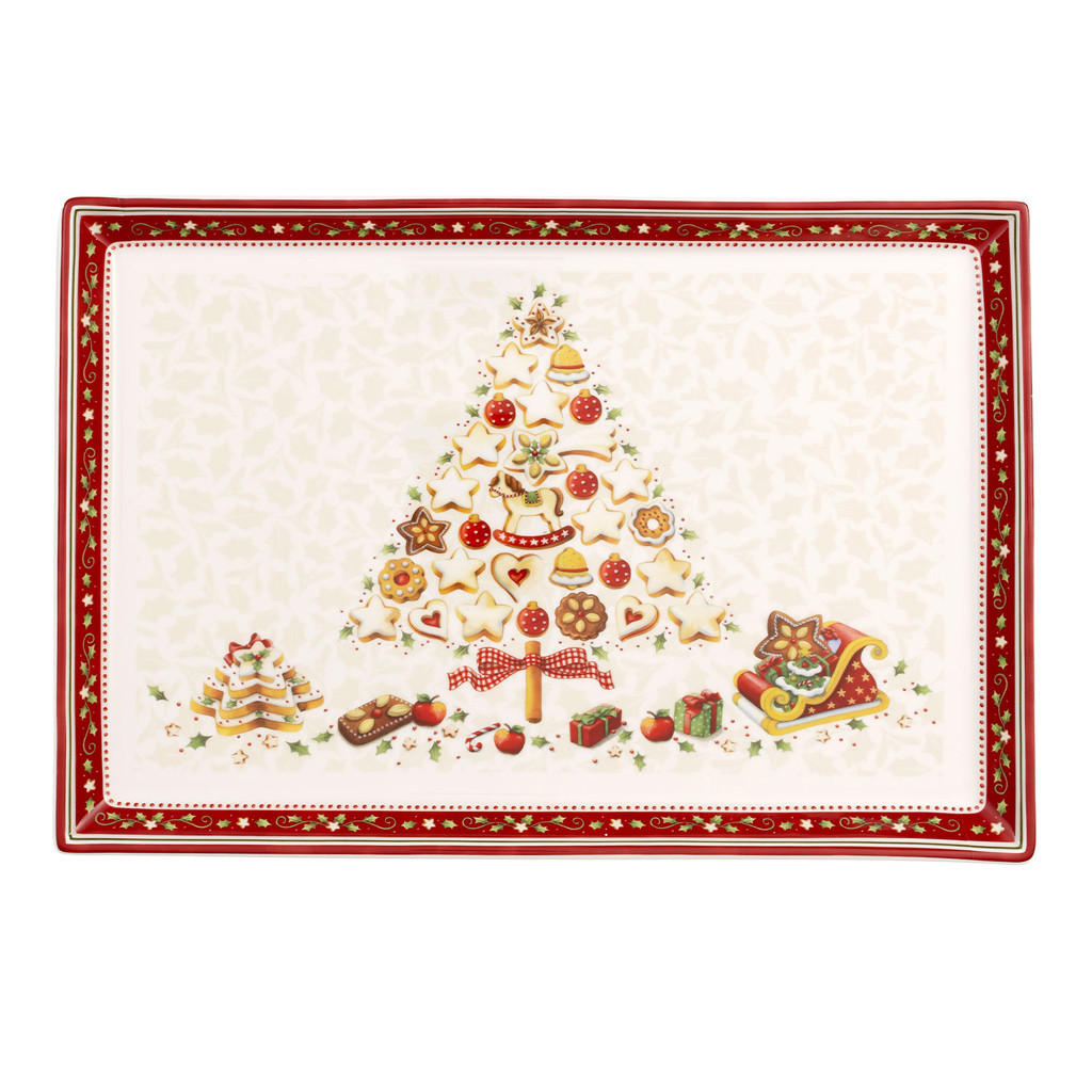 GEBÄCKPLATTE Winter Bakery Delight bunt 40 x 27,5 cm - Multicolor, Keramik (27.5/2.8/40cm) - Villeroy & Boch
