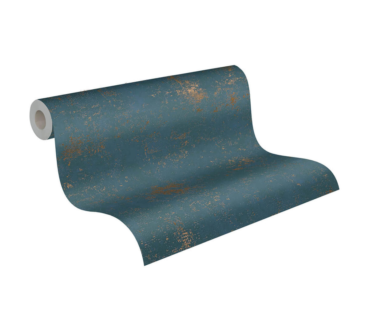 VLIESTAPETE Blau 53/1005 cm - Türkis, Textil (53/1cm) - KUNSTLOFT