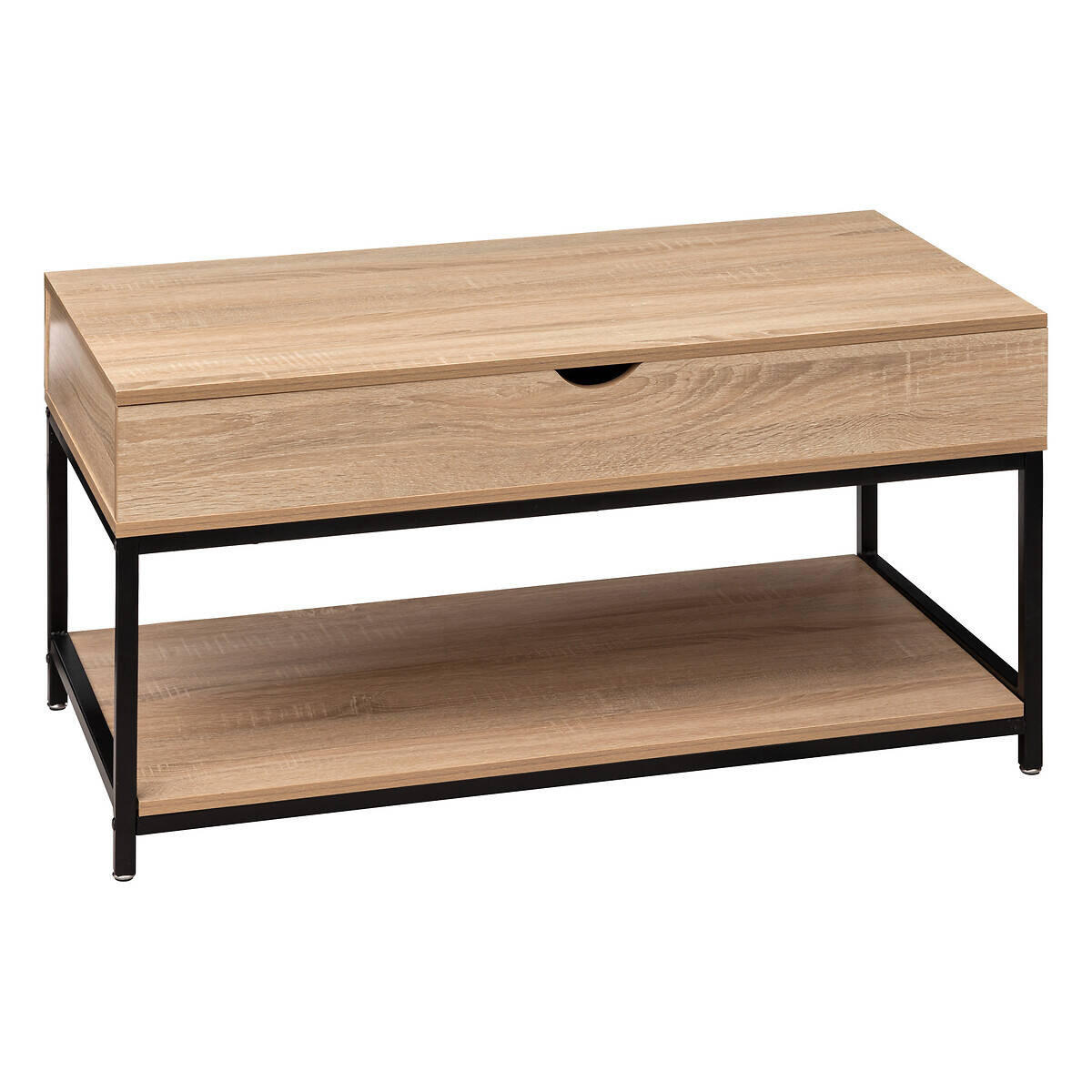 COUCHTISCH Aliaj 95/50/51 cm - Braun, Holzwerkstoff (95/50/51cm)