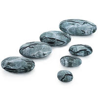 STEIN Felsen Kissen 7er-set - Grau, Textil (76/40cm) - Vercart