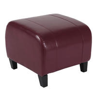 SITZHOCKER Braun - Braun, Leder (45/37/47cm) - MCW