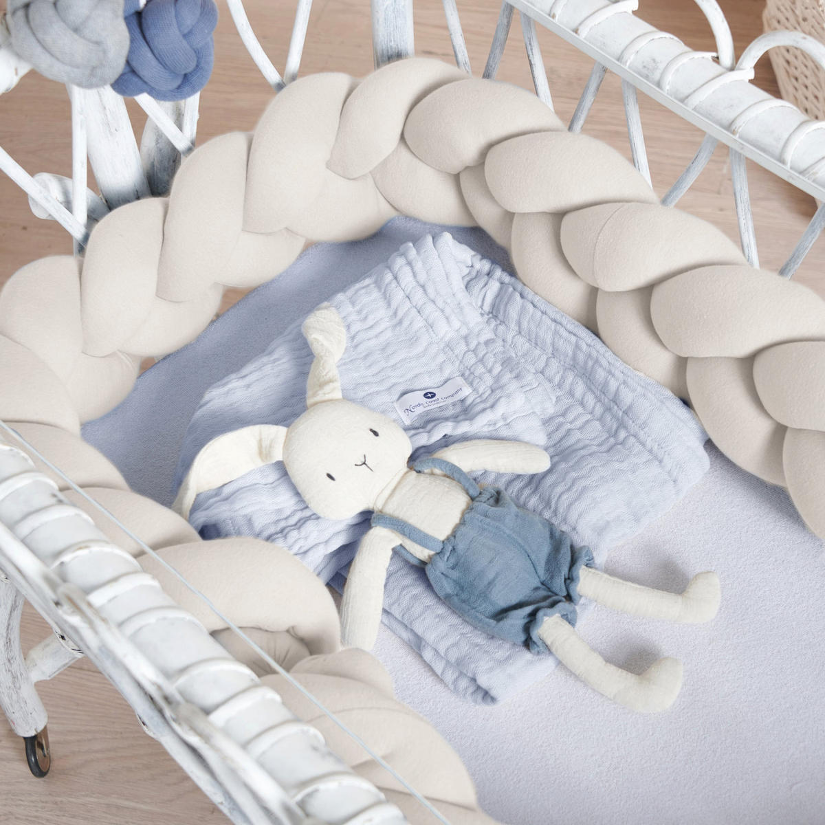 BETTSCHLANGE geflochten Natur Jersey - Naturfarben, Textil (16/200cm) - nordic coast company