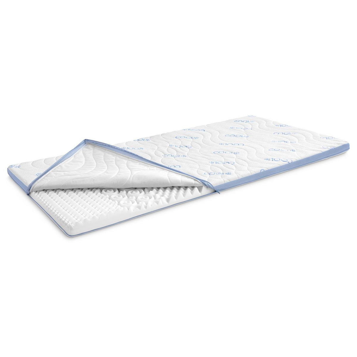 TOPPER Cool 90x200 cm - Weiß, Textil (90/200cm) - CloudComfort