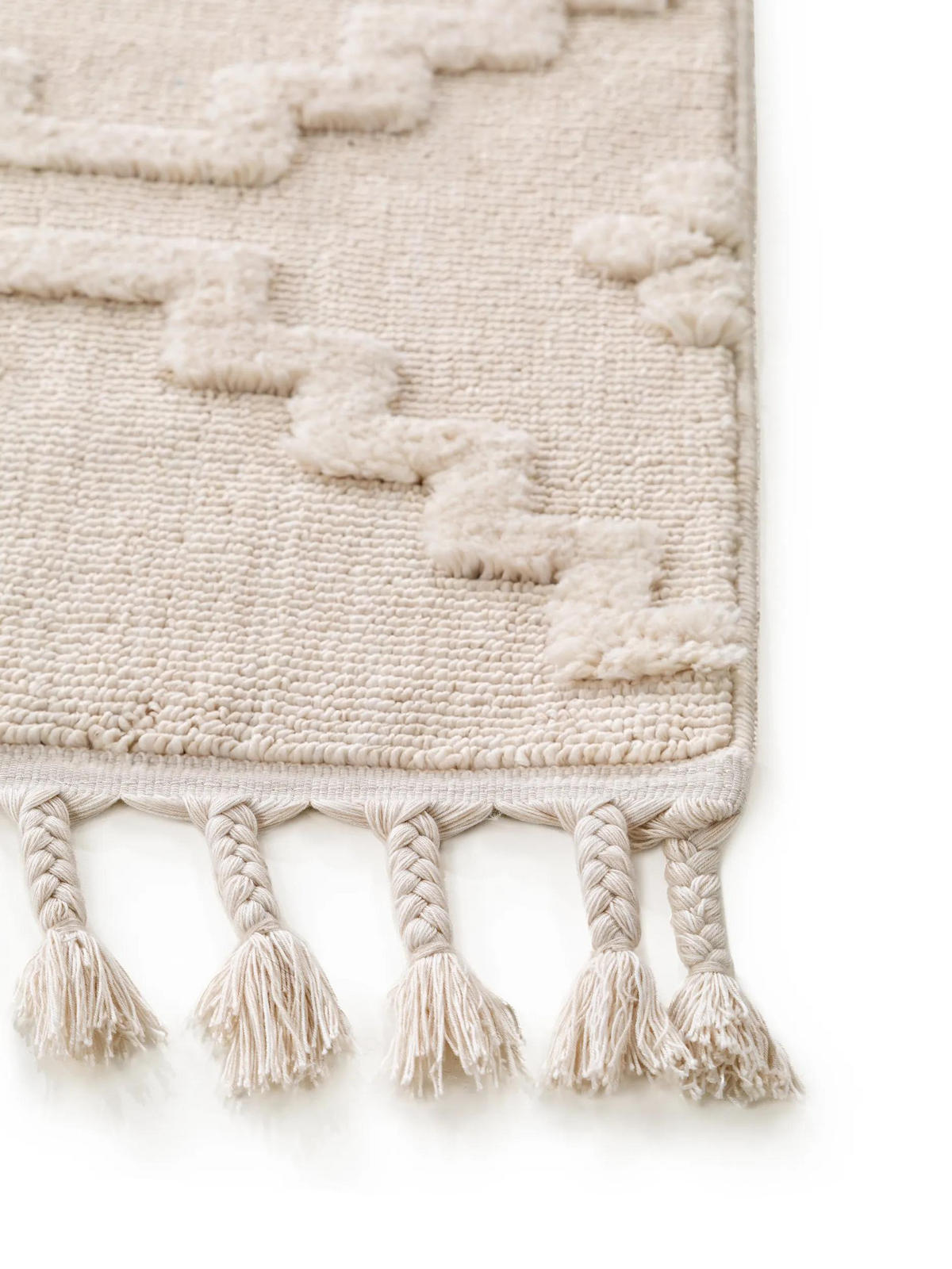 KOBEREC Oyo Krémová 160x230 cm - krémová, textil/přírodní materiály (160/230cm) - benuta Pop