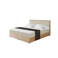 BOXBETT LOLLI9 - 160x200 - H3 Creme - Beige, Holzwerkstoff (160/200cm) - ALTDECOR