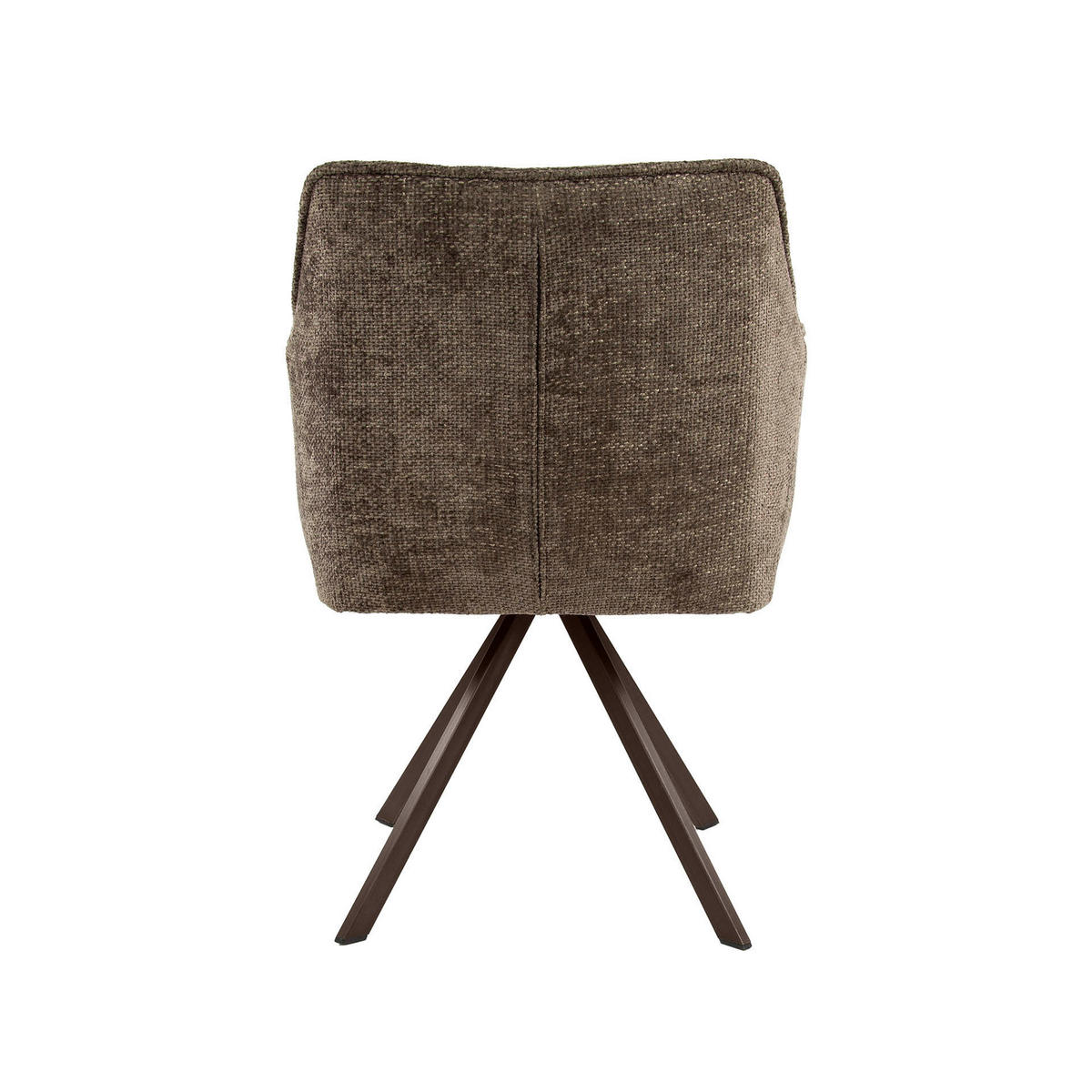 ESSZIMMERSTÜHLE Raster Taupe 60/63/81 cm - 2er-Set - Taupe, Textil (63/81/60cm) - Hoyz Collection