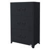 AKTENSCHRANK - Anthrazit, Metall (40/120/75cm) - ML-DESIGN