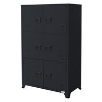 AKTENSCHRANK - Anthrazit, Metall (40/120/75cm) - ML-DESIGN