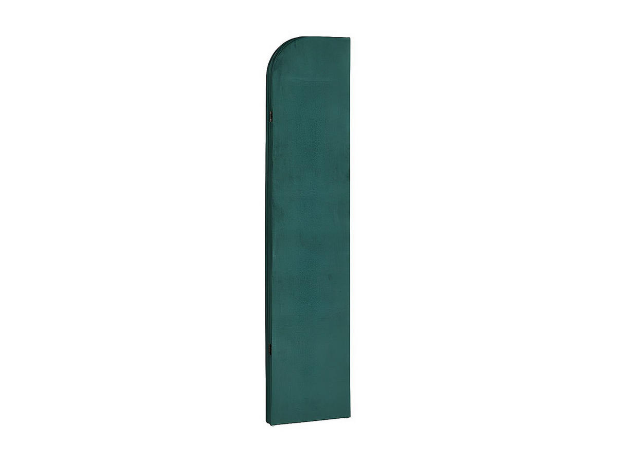PARAVENT - 120 cmcm x 2 cmcm - Samt, Stoff - Grün - VELVET - Grün, Textil (120/180/2cm) - Vente-Unique