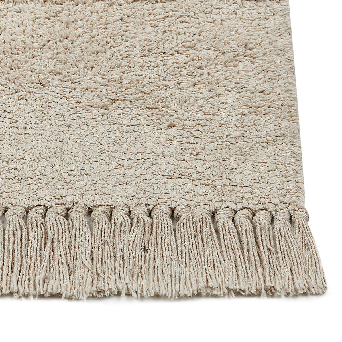 KURZFLOR-TEPPICH Nuru 200/140 cm - Beige, Textil (140/200cm) - Beliani