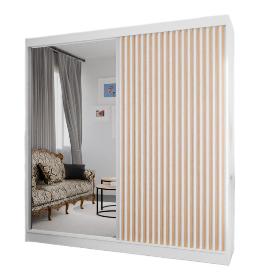 Sepro Meble Schrank Weiß 200x215x61 cm