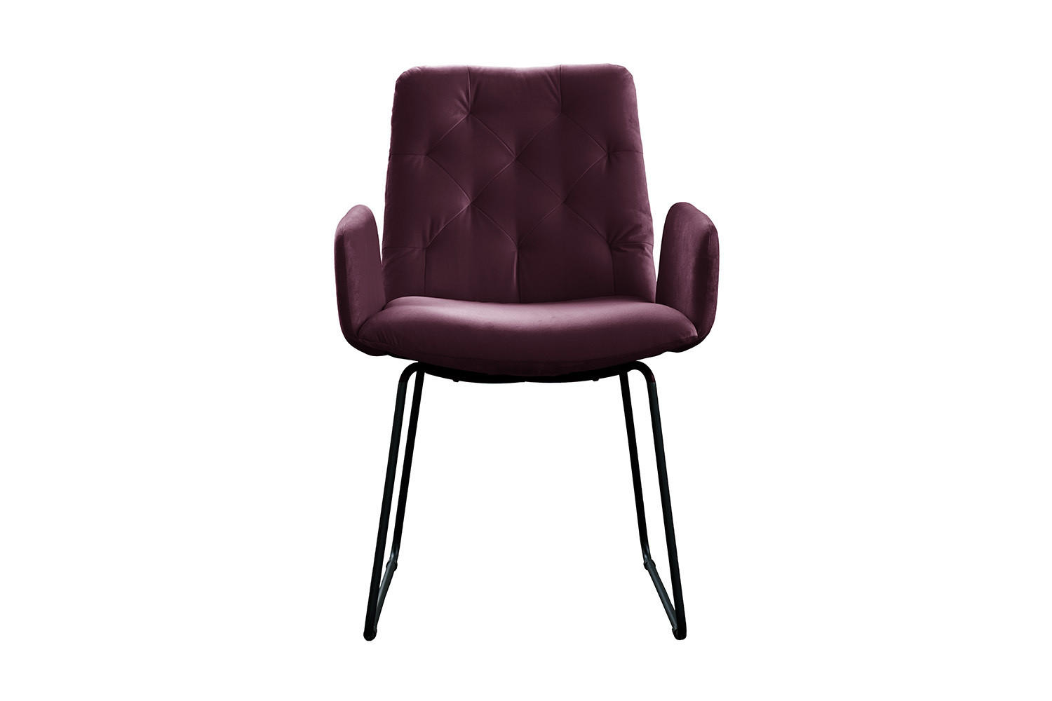 ESSZIMMERSTUHL NEW CHARME Violett Velvet (1er-Set) - Violett, Textil (59/87/66cm) - KAWOLA