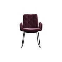 ESSZIMMERSTUHL NEW CHARME Violett Velvet (1er-Set) - Violett, Textil (59/87/66cm) - KAWOLA
