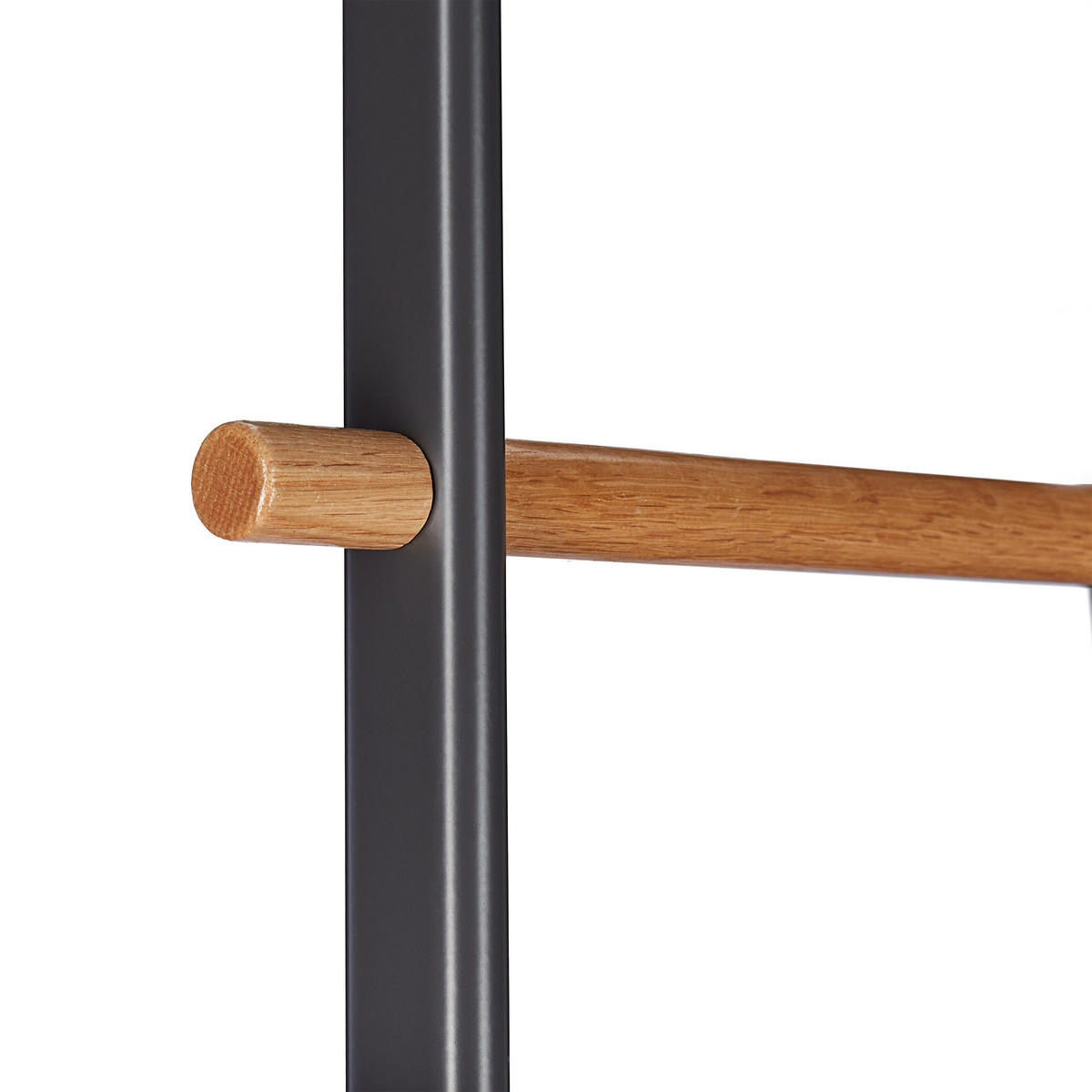 UTERÁKOVÝ stojan - viacfarebná, kov/drevo (50/171/3cm) - Relaxdays