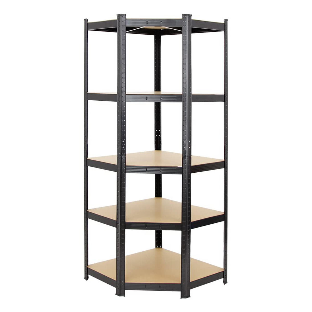 ECKREGAL Ragnar 180x70x40 cm Fachlast 175 kg Schwarz - Schwarz, Metall (70/180/40cm) - PROREGAL