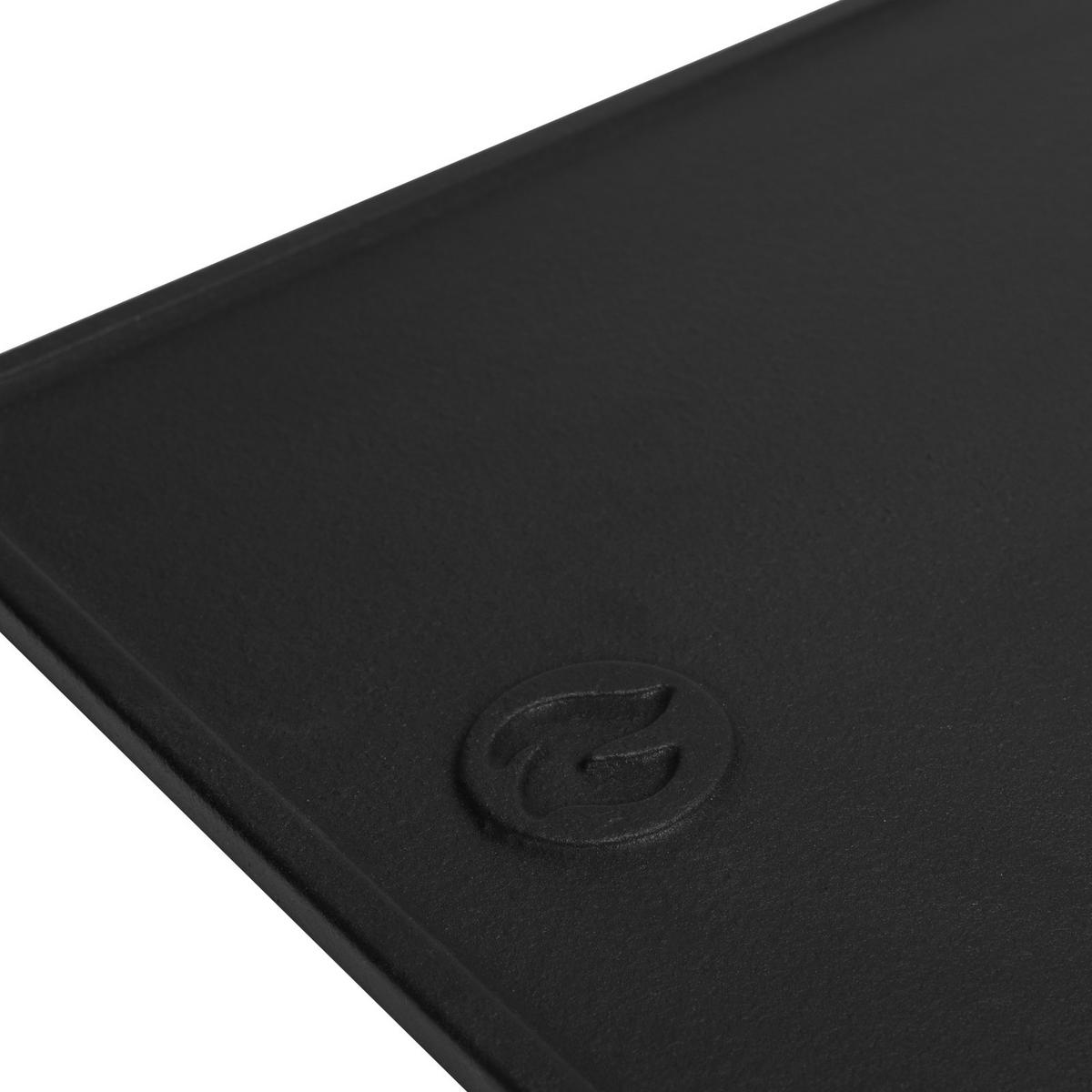 GRILLPLATTE Gusseisen - Schwarz, Metall (24/42cm) - TAINO