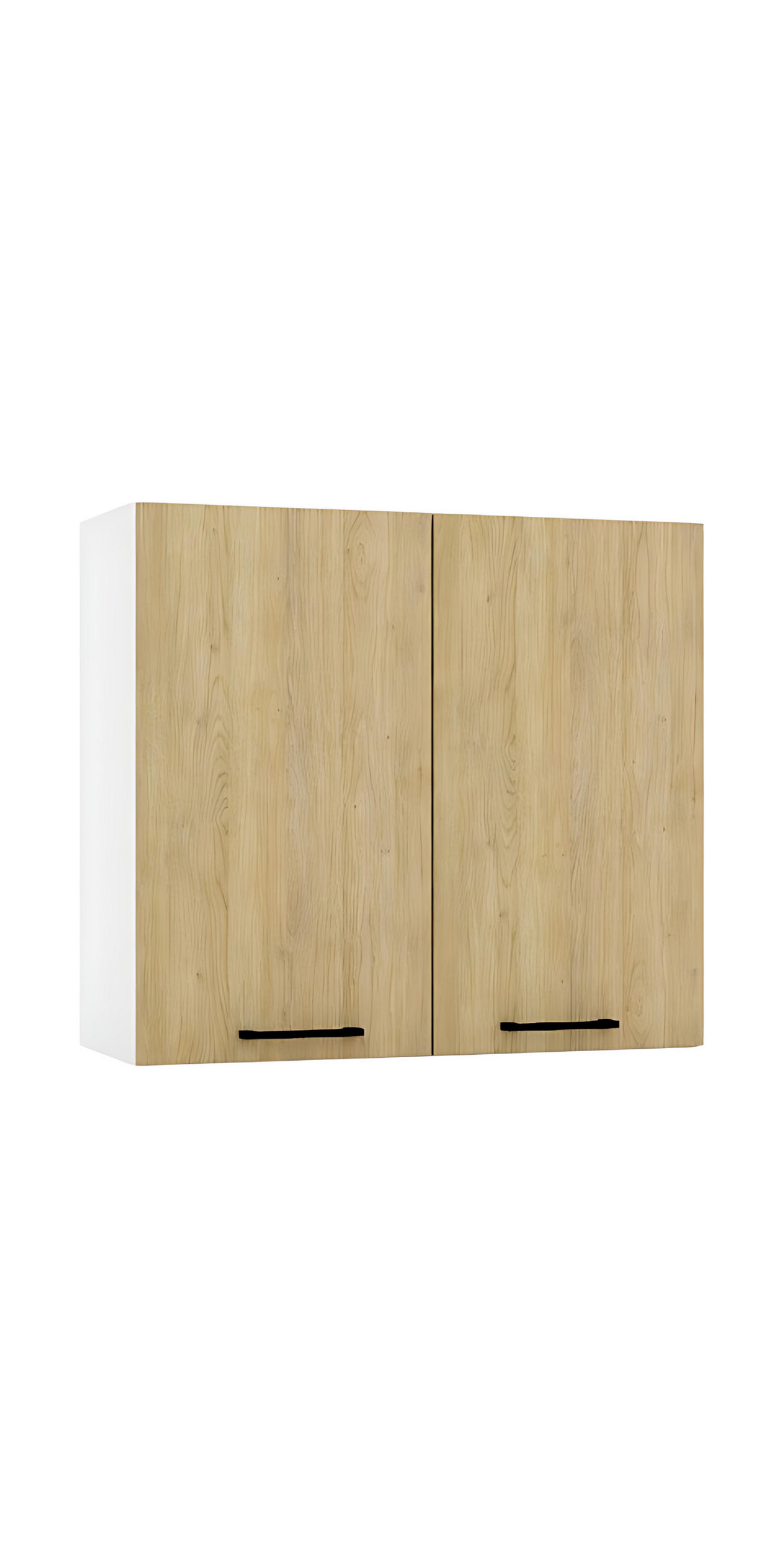 HÄNGESCHRANK W80 - Dnoria - Stilvolle Wandlösung - Eiche Artisan, Holz/Metall (80/72/30cm) - ROYAL24_MARKT