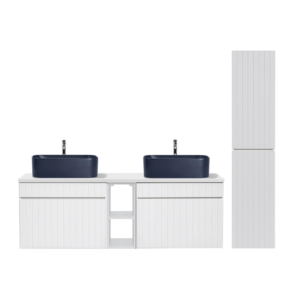 Petits-meubles KOUPELNOVÝ NÁBYTEK 140cm Zelie 2er-Set Bílá