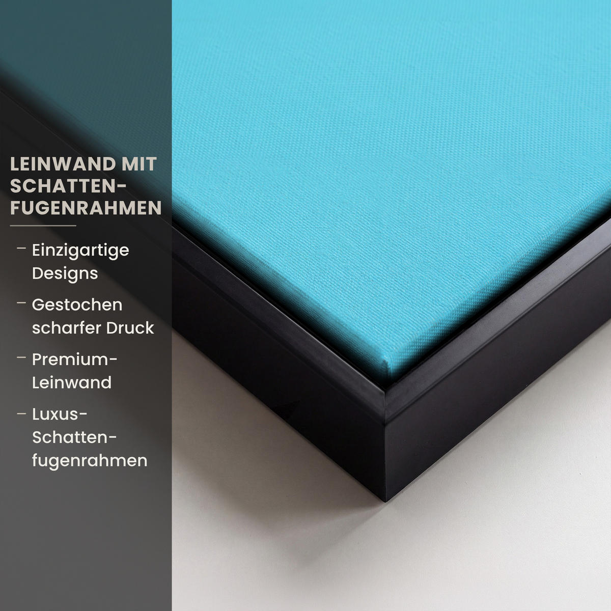 LEINWAND Bilder mit Rahmen - Chick - Sonnenbrille - Blau - 120x80 - Pink, Textil (120/80cm) - MuchoWow