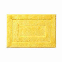 BADEMATTE - 40*60cm - Gelb - Gelb, Textil (40/60cm)