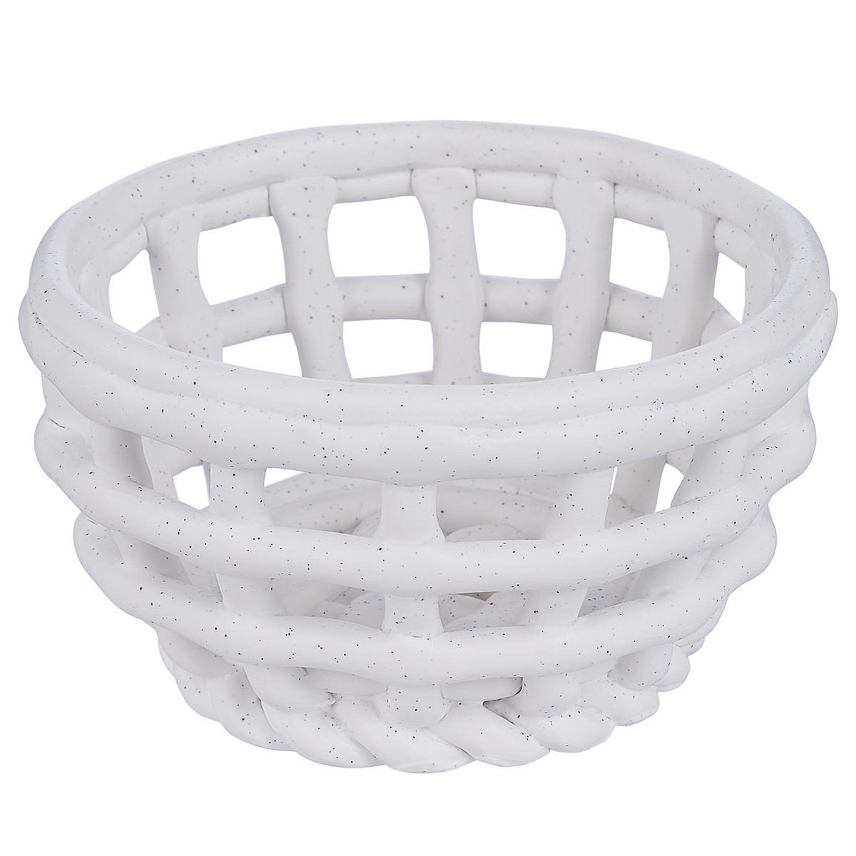 MINI-KÖRBCHEN Craft - Weiß, Keramik (12/12/7cm) - Butlers