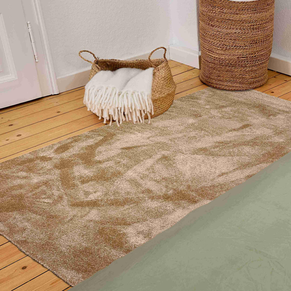 KURZFLORTEPPICH SAMMY - Creme, Textil (160/230cm) - Astra