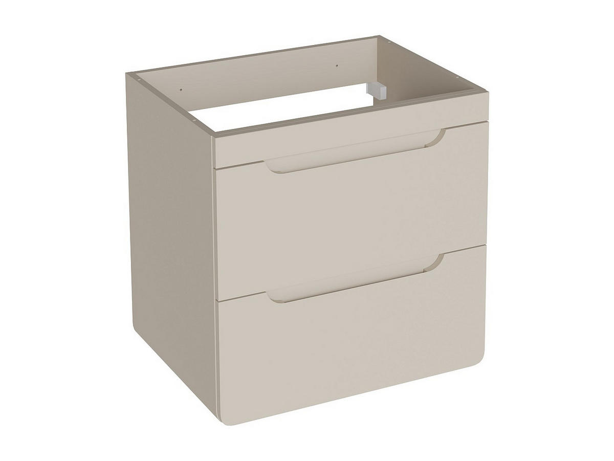 WASCHBECKENUNTERSCHRANK - 60 cm x 46 cm - holz - beige Aruba - Beige, Holz (60/59/46cm) - Vente-Unique